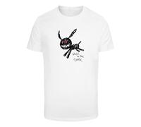 Mister Tee Maglietta 'Walk In The Dark' nero / bianco Uomo Mister Tee L nero / bianco