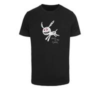 Mister Tee Maglietta 'Walk In The Dark' rosso / nero / bianco Uomo Mister Tee XL