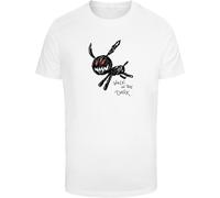 Mister Tee Maglietta Walk In The Dark Tee MT3058 S Bianco
