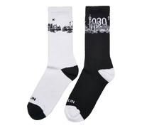 Mister Tee Major Città 030 Calzini 2-Pack Skyline 35- 50 Berlino Capitale