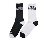 Mister Tee Major City 0221 Calzini 2-Pack Socken Stadt Köln Muster Skyline 35-50