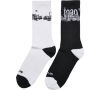 Mister Tee Major City 030 Calzini 2-Pack EUR 48 Nero
