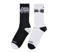 Mister Tee Major City 069 Calze 2-Pack Socken 35-50 Muster Frankfurt Stadt Calze