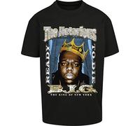 T-shirt Mister Tee biggie crown oversize Noir 2XL