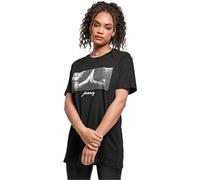 Mister Tee Ladies’ Pray t-Shirt Donna T-Shirt Nero M 100% Cotone Regular