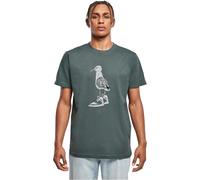 Mister Tee Mt1926-seagull Sneakers Tee T-Shirt, Verde Bottiglia, S Uomo