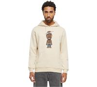 Mister Tee Felpa con cappuccio LA Sketch Hoody Uomo Marrone (Sand) XS