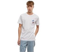 Mister Tee Mt2812-summer Basketball Tee EMB T-Shirt, Bianco, L Uomo