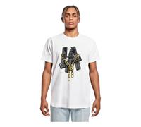 Mister Tee Mt3131-la Chains Tee T-Shirt, Bianco, 3XL Uomo