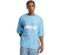 Mister Tee Mt3191-motorsport Heavy Oversize Sleeve Tee T-Shirt, Blu Baltico, XL Uomo