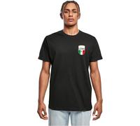 Mister Tee Mt3315-azurro Italia Crest Tee T-Shirt, Nero, 4XL Uomo
