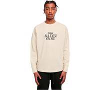 Mister Tee Mt3359-2pac all Eyez Me Tracklist Cut on Longsleeve T-Shirt, Sabbia, XXL Plus Tall Uomo