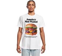 Mister Tee Mt3573-america´s Most Wanted Tee T-Shirt, Bianco, 5XL Uomo
