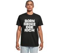 Mister Tee Mt3796-born And Die Tee T-Shirt, Nero, S Uomo