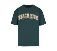 Mister Tee Mt3854-reach High Fear None Oversize Tee T-Shirt, Verde Bottiglia, XXL Uomo