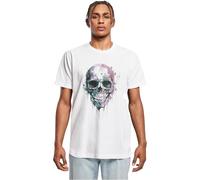 Mister Tee Mt3888-colorful Skull Tee T-Shirt, Bianco, XL Uomo