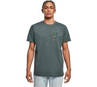 Mister Tee Mt550-flamingo T-Shirt Round Neck, Verde Bottiglia, M Uomo