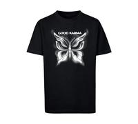 Mister Tee Mtk291-good Karma Butterfly Tee T-Shirt, Nero, 146-152 Uomo
