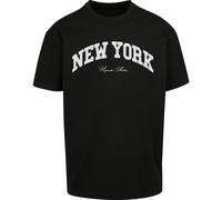 Mister Tee New York College Oversize Tee Uomo T-Shirt Logo Scritta Jersey