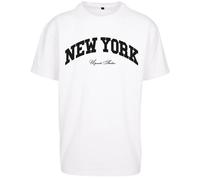 Mister Tee New York College Oversize Tee Uomo T-Shirt Logo Scritta Jersey