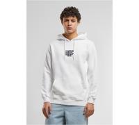 Mister Tee NYC Old English Wording Patch Felpa con cappuccio MT3689 M Bianco