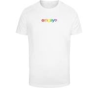 Mister Tee OMGay Rainbow Pride Tee MT3367 M Bianco