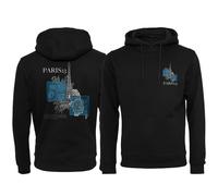 Mister Tee Paris Felpa con Cappuccio Felpa Uomo Pullover Francia Uomo