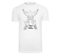 Mister Tee Peace & Freedom Tee Uomo T-Shirt Colomba Della Pace Cotone Jersey