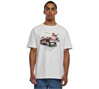 Mister Tee Pimp a Butterfly Oversize Tee, T-shirt, Unisex - Adulto, Bianco (White), 5XL