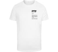 Mister Tee Pray Definition Té T-shirt IN Cotone Uomo Jersey Prega Credere Nuovo