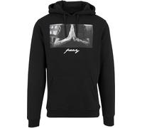 Mister Tee Pray Hoody, Felpa con Cappuccio Uomo, Nero, 5XL