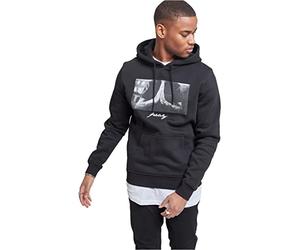 Mister Tee Pray Hoody, Felpa con Cappuccio Uomo, Nero, XS