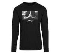 Mister Tee Pray Maglietta A Maniche Lunghe Top Pullover Felpa Sweater