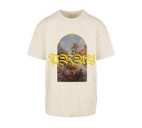 Mister Tee Pray Pittura Oversize Té Maglia Top T Shirt Dipinto Stampa Frontale