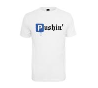 Mister Tee Pushin P Tee Uomo Parte Superiore Stampa Streetwear Sciolto Fit
