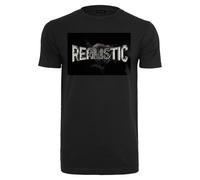 Mister Tee Realistic Té Uomo T-Shirt Parte Superiore Cotone Jersey Motto Cotone