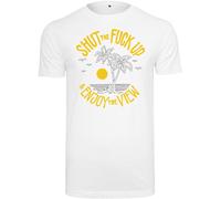 Mister Tee Recluso The Fuck Fino & Enjoy View Té Uomo T-Shirt Strand Spiaggia
