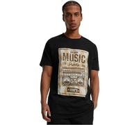 Mister Tee Retro Boom Tee Nero M T-Shirt, M Uomo