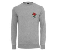Mister Tee Rosa Girocollo Camicia a Maniche Lunghe Fiore Amore Pullover Uomo