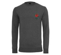 Mister Tee Rosa Girocollo Camicia a Maniche Lunghe Fiore Amore Pullover Uomo