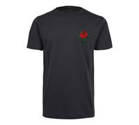 Mister Tee Rosa Tee Maglia Parte Superiore Fiore Base Valetines Giorno Amore