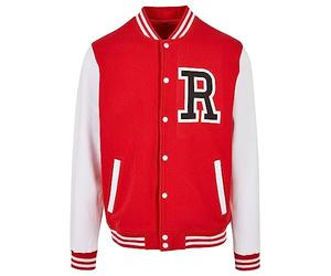 Mister Tee Rose College Jacket red/wht S, Giacca Uomini, red/wht, S