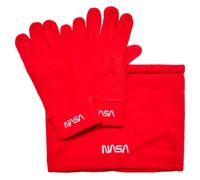 Mister Tee Guanti Nasa Set in pile rosso rosso rosso Rosso