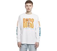 Mister Tee Space Jam Big Bugs Playing Longsleeve White XS Bianco