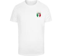Mister Tee T-shirt Azurro Italia Crest Tee MT3315 S Bianco