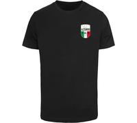 Mister Tee T-shirt Azurro Italia Crest Tee MT3315 S Nero