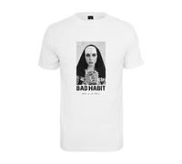 Mister Tee T-shirt Bad Habit Tee white M Bianco