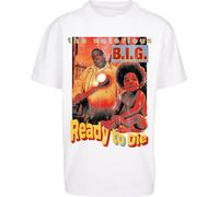Mister Tee T-shirt Biggie Ready To Die Oversize Tee White Bianco
