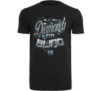 Mister Tee T-shirt Diamonds Go Bling Tee S Nero