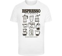 Mister Tee T-shirt Espresso Yourself Caffè MT3939 L Bianco